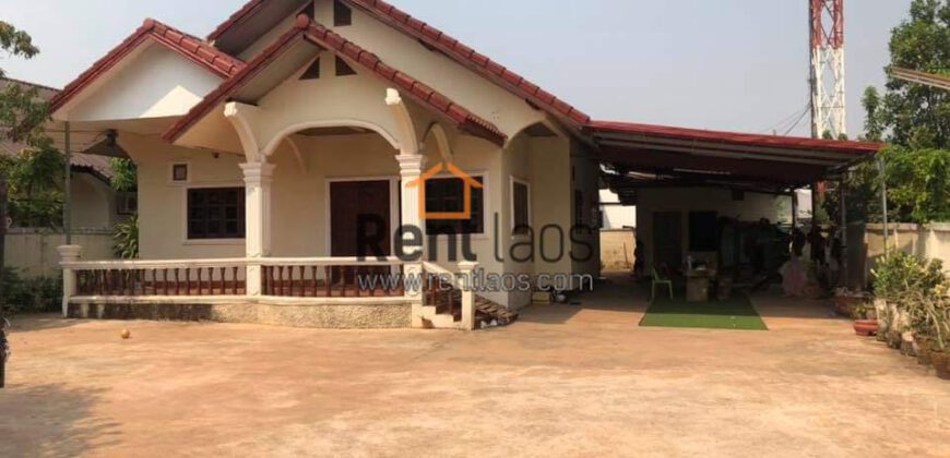 House for rent near National university of Lao(Dongdok)